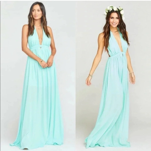 Show Me Your Mumu Luna Halter Dress - Picture 1 of 14